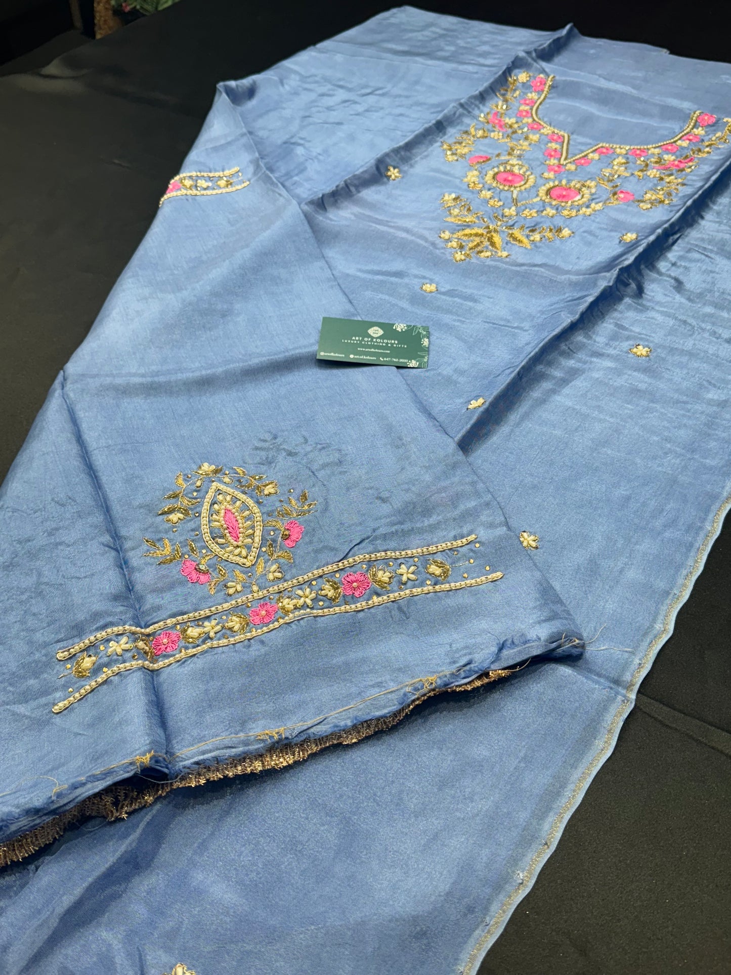 Noorgulab Handwork Unstitched Suit