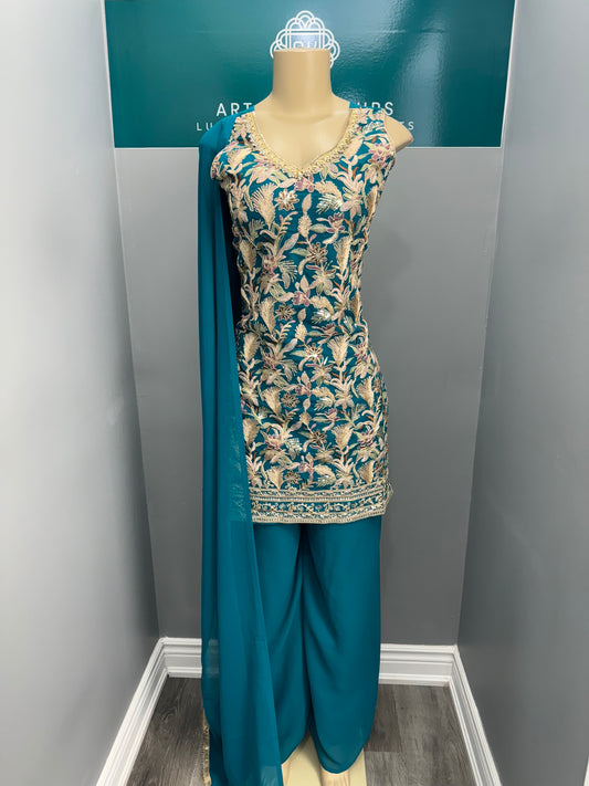 Readymade Sharara Suit- AK7073-14