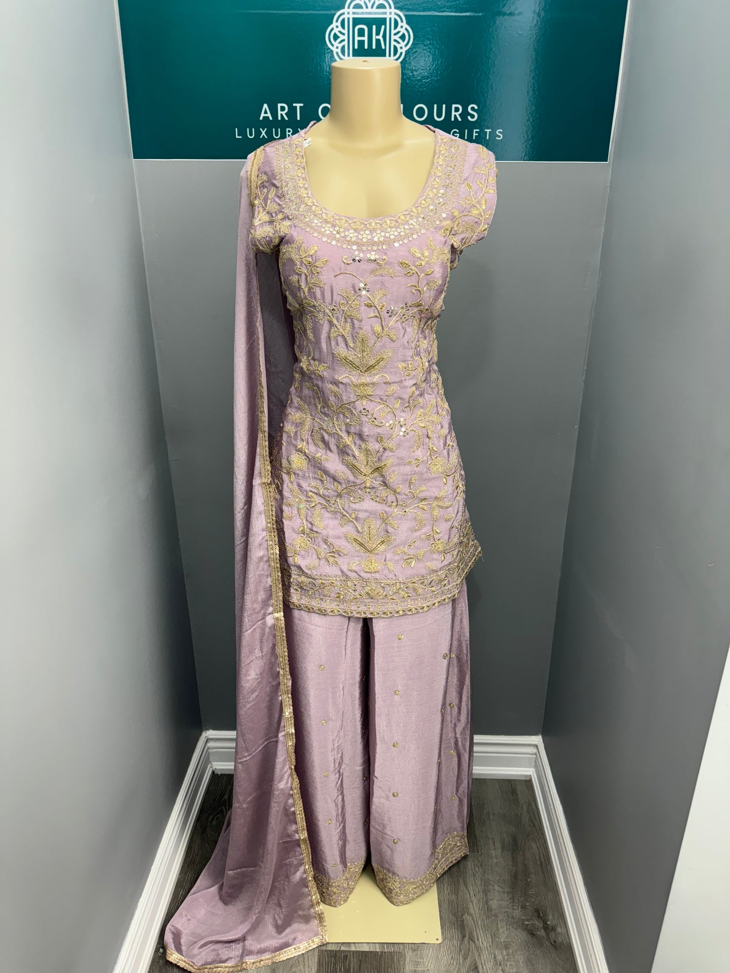 Readymade Sharara Suit- AK5053-1526