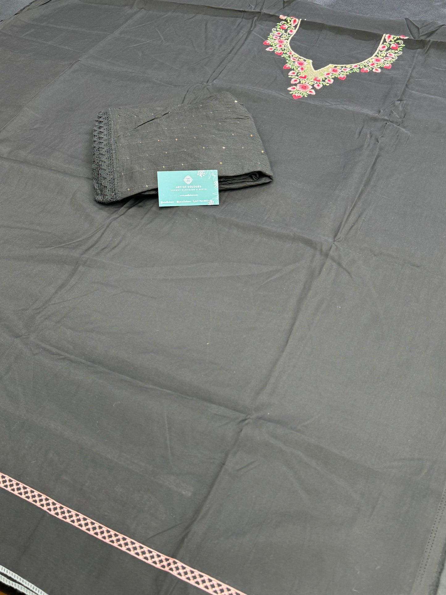 Kala Gulzar Phul Unstitched Suit