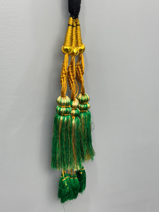 Green and Gold Latkan Double Layer Prandi