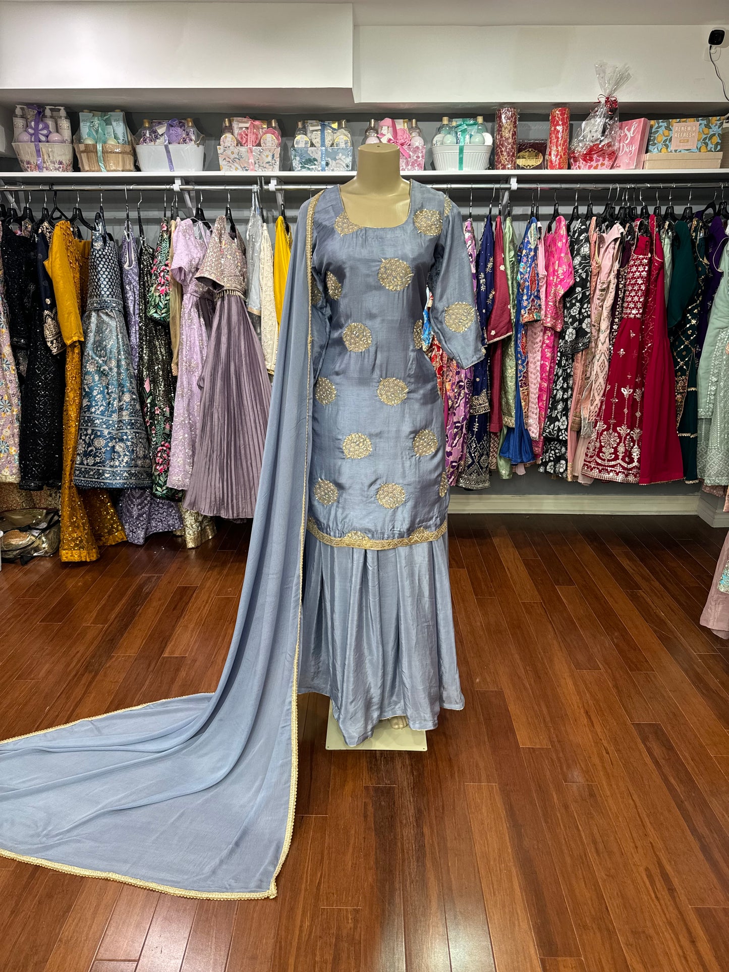 Handwork Butti Banarsi Sharara Suit