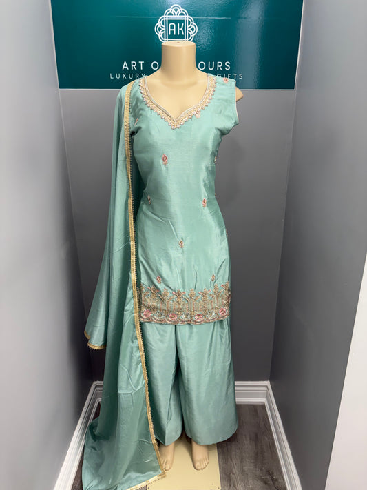 Mint Readymade Sharara Suit AK6974-2426