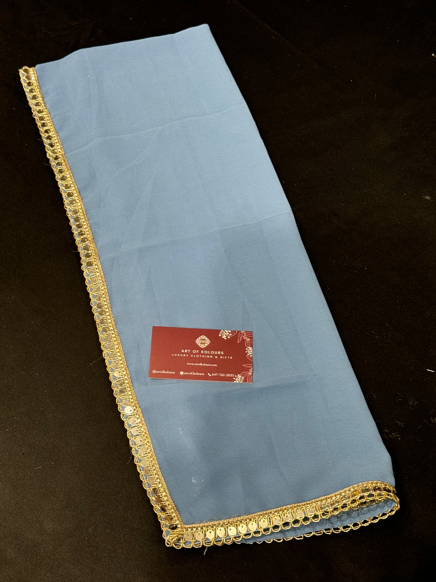 Tanreet Kids Gharara Suit- Powder Blue