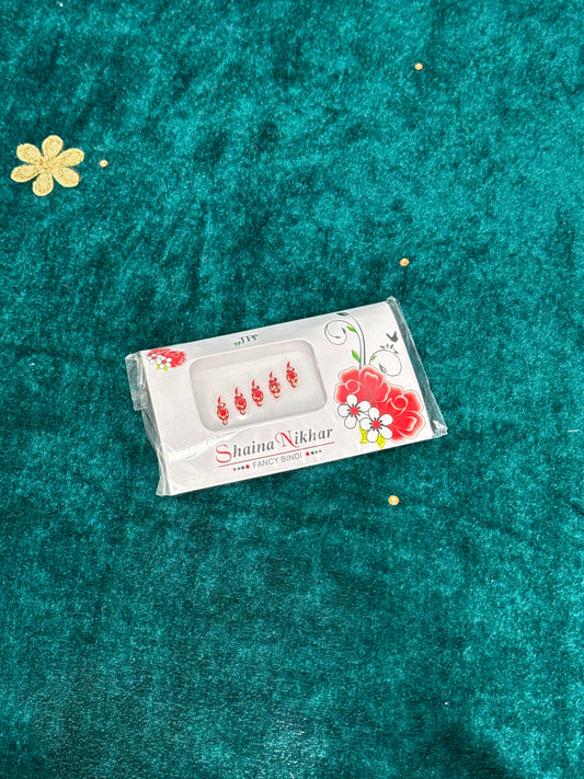 Red Shaina Nikhar Kokila Bindis