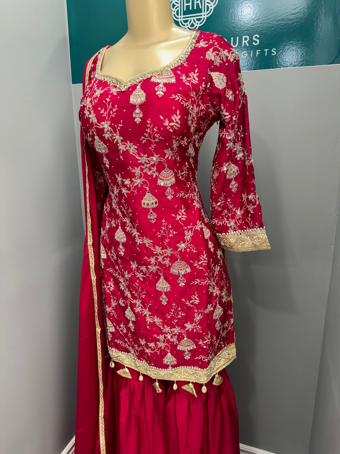 Rose Andaz Readymade Gharara Suit