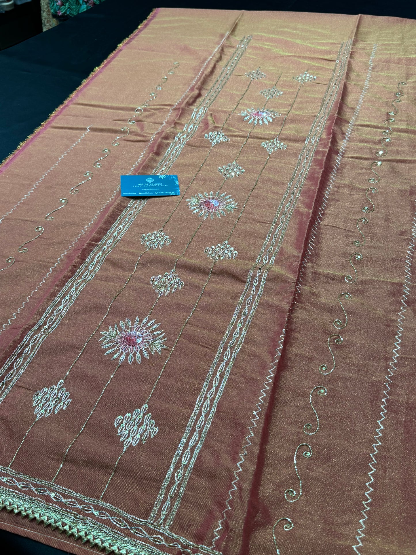 Santriaz Shimmer Unstitched Suit