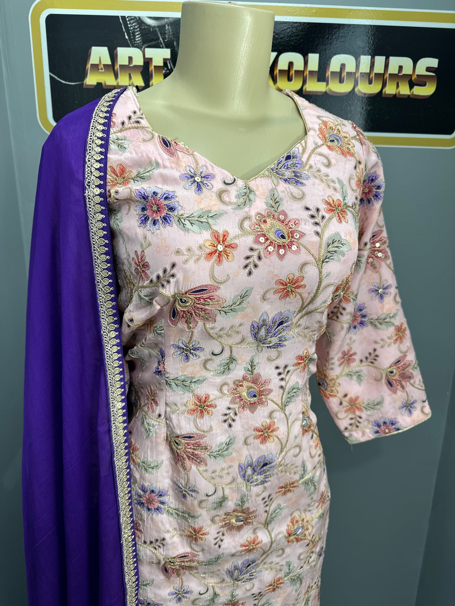 Gulabi Jamun Gharara Suit