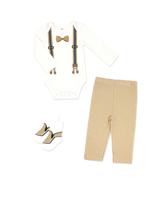 Infant Boys Dress Onesie Set