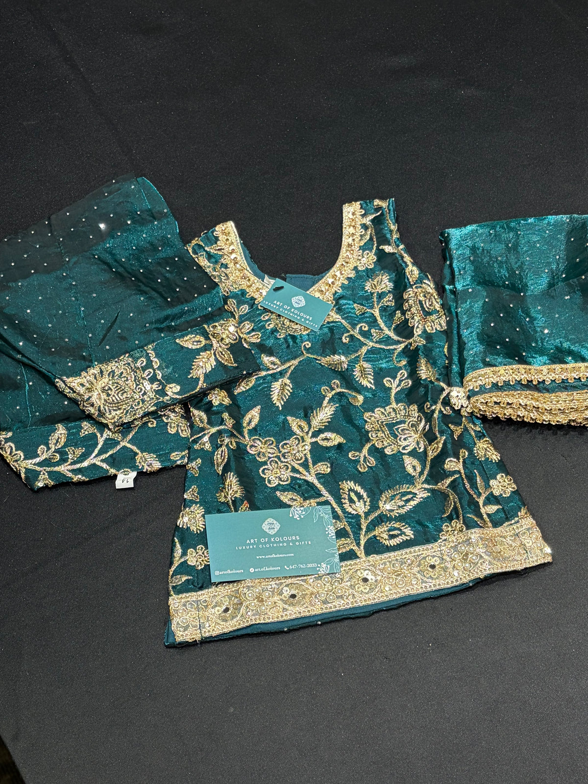 Baby Bottle Green Salwar Suit