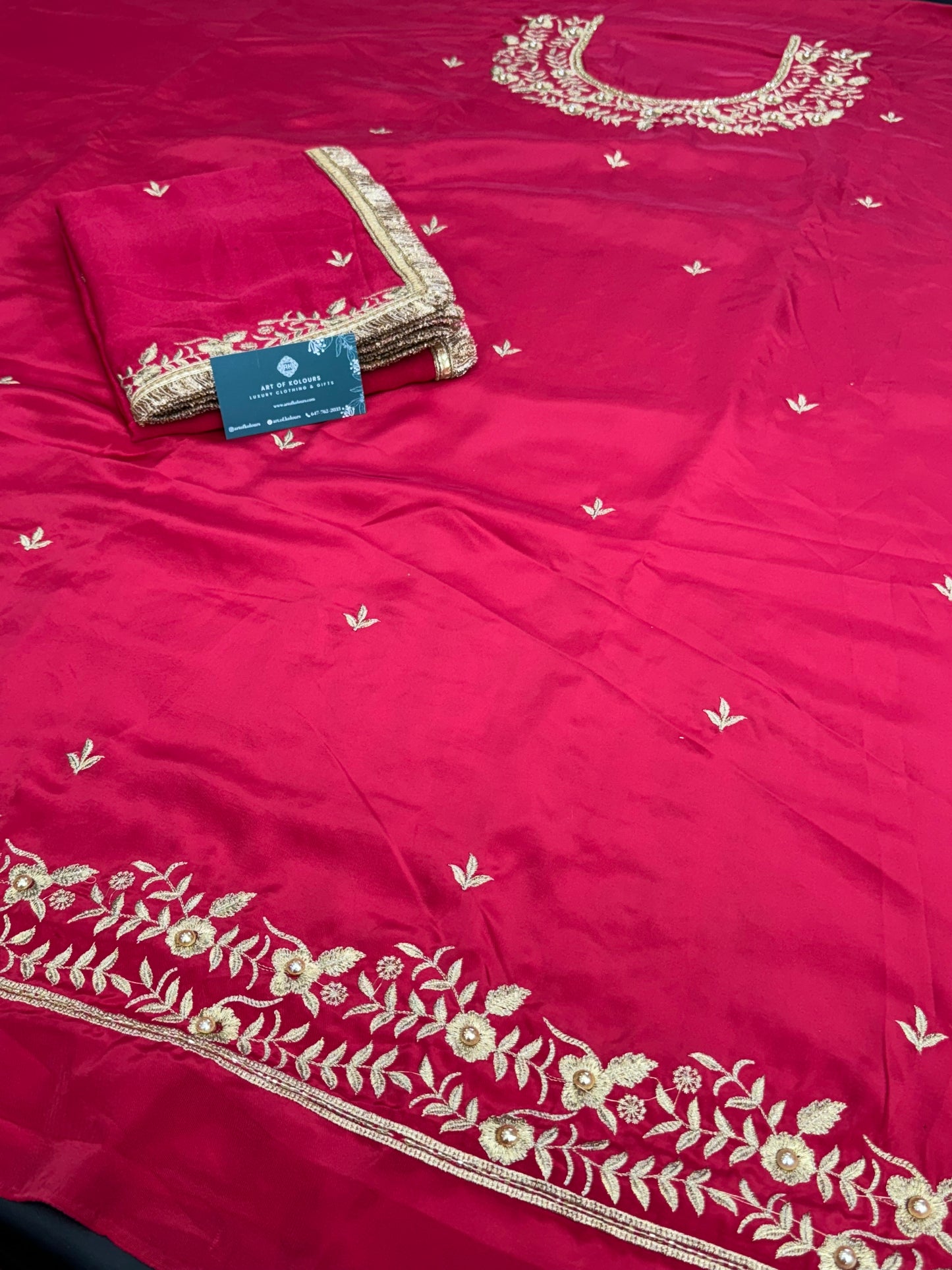 Lal Phul Gulbar Unstitched Suit