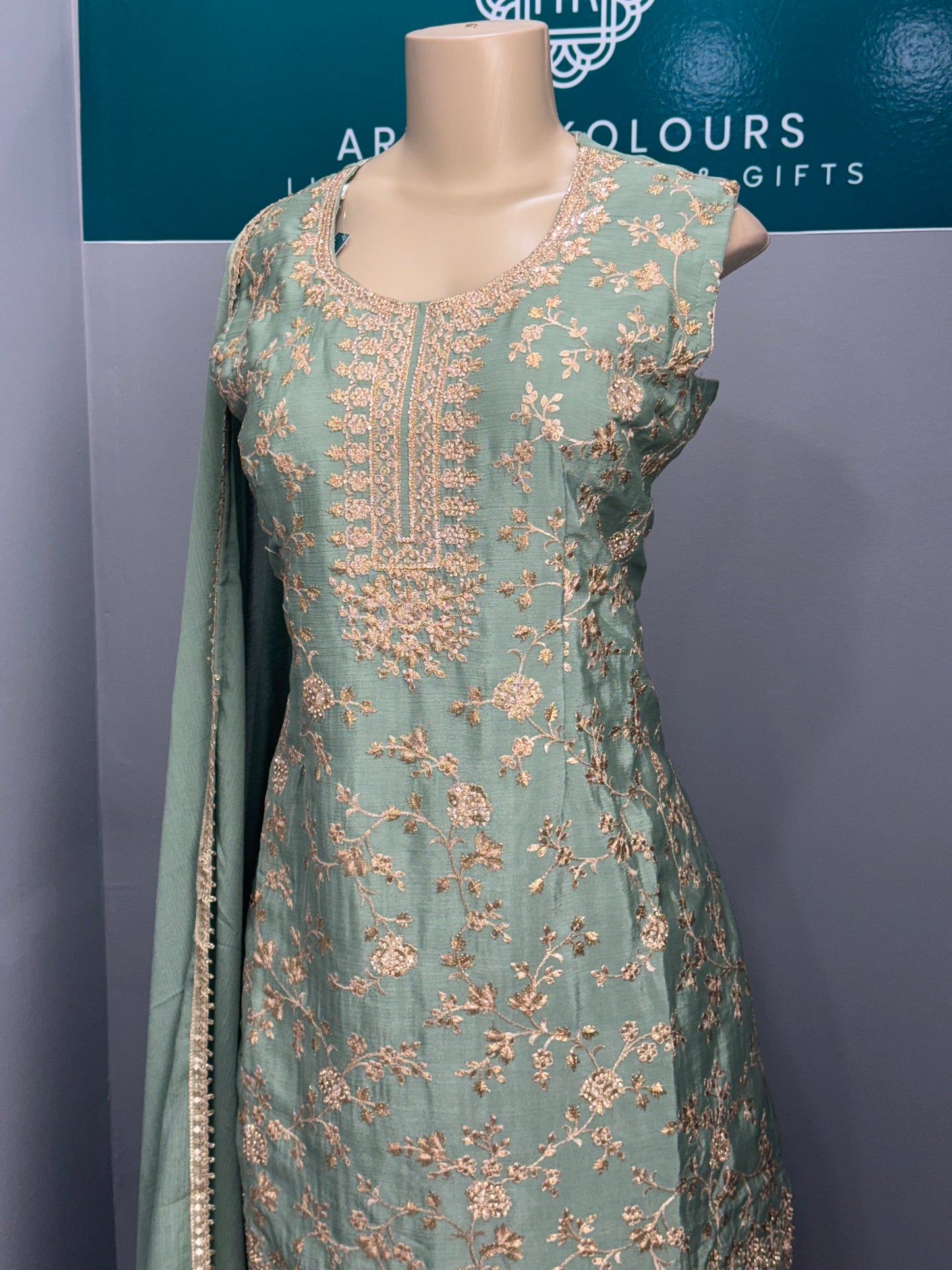 Readymade Sharara Suit- AK101217-26