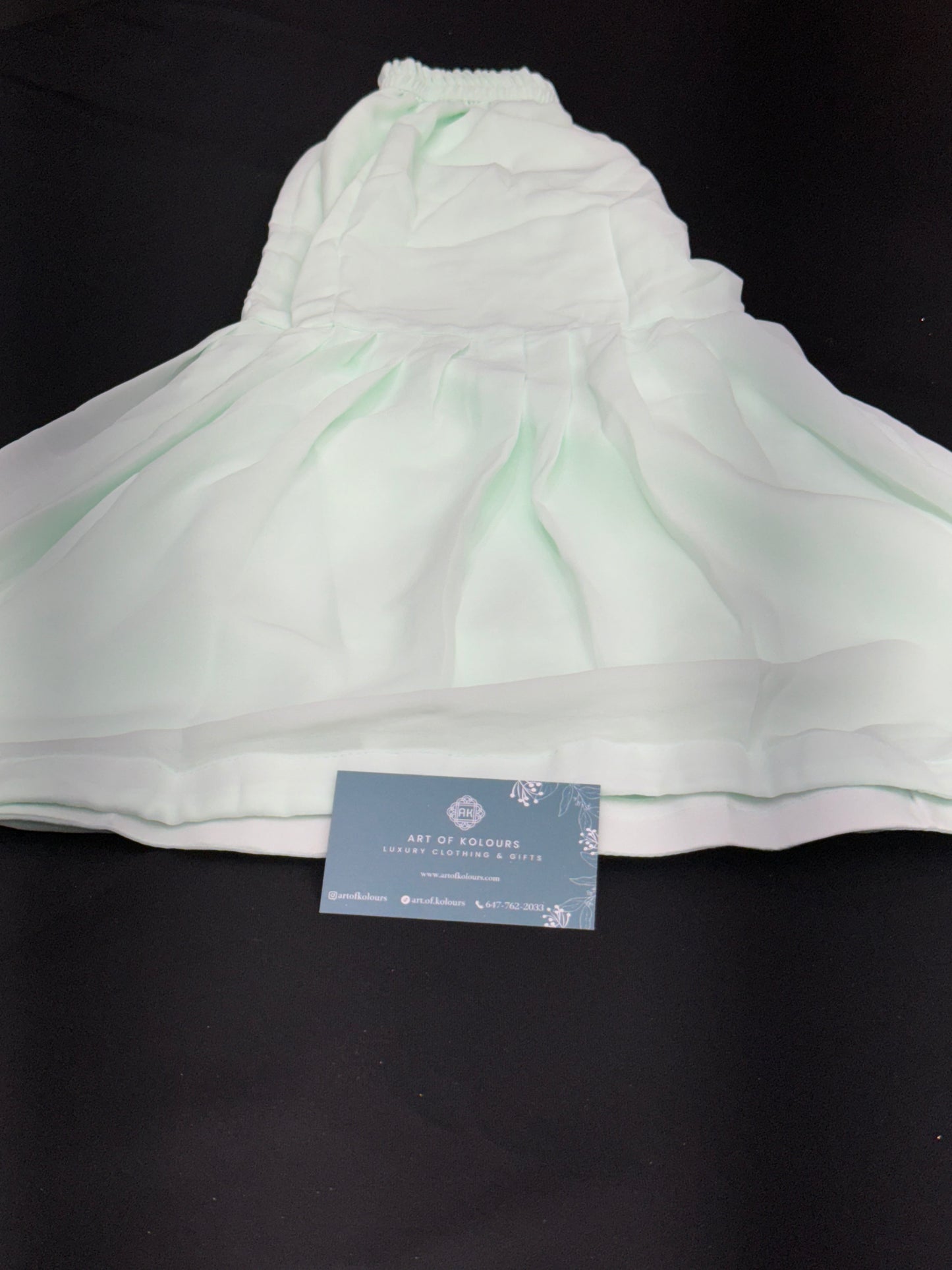 Mehar Kids Gharara Suit- Mint