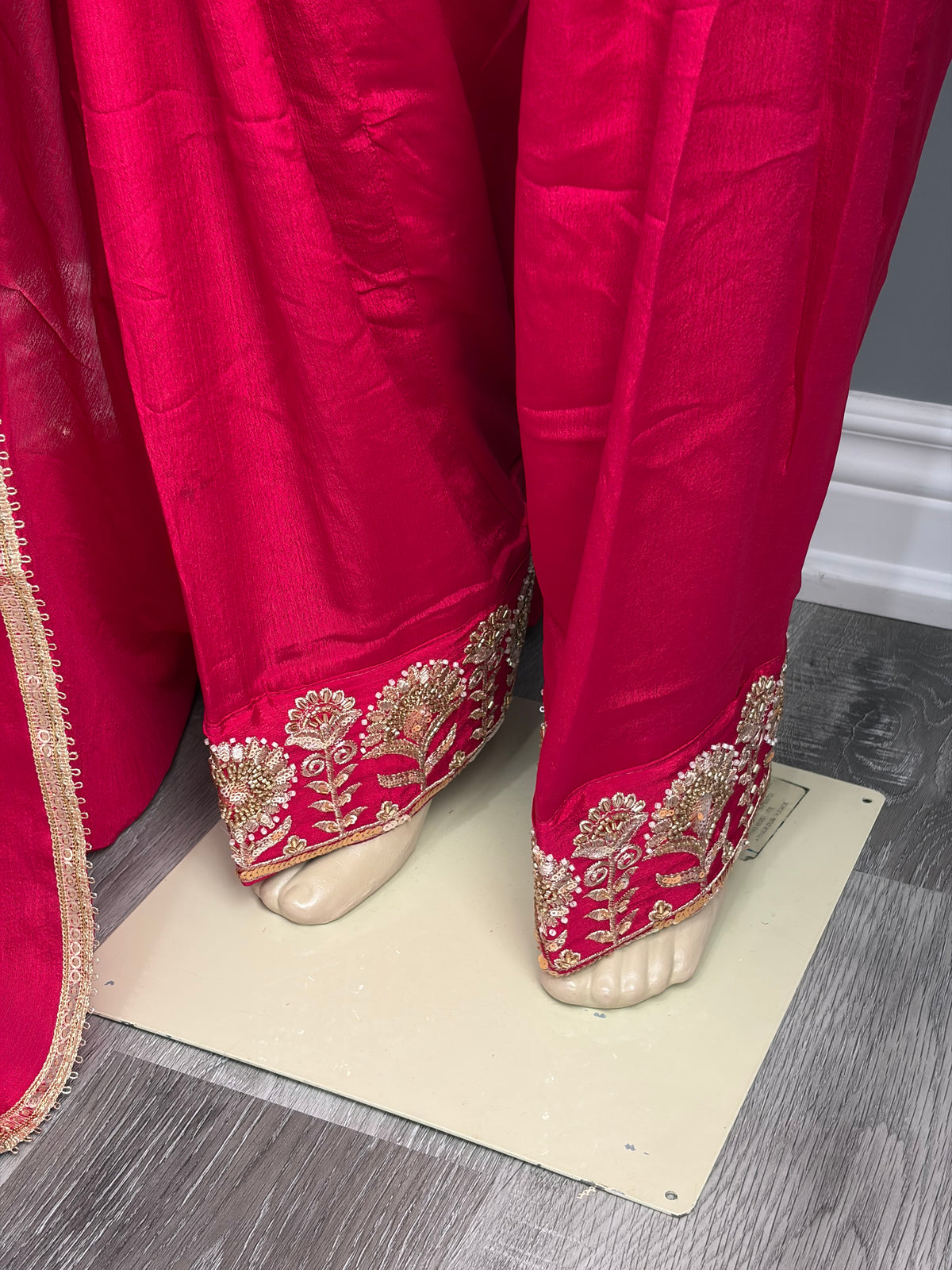 Ruby Red Crimson Handwork Salwar Suit AK6974-2526