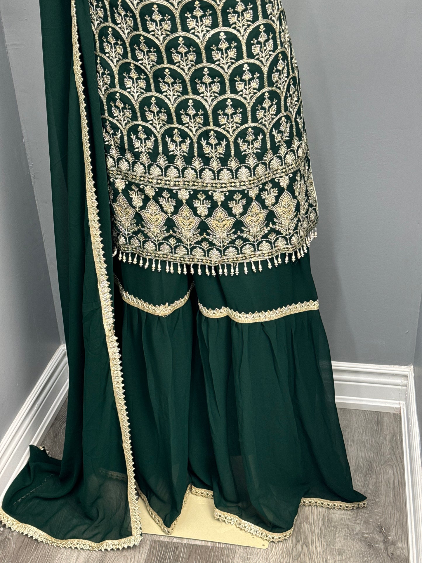 Readymade Gharara Suit- AK4649-43