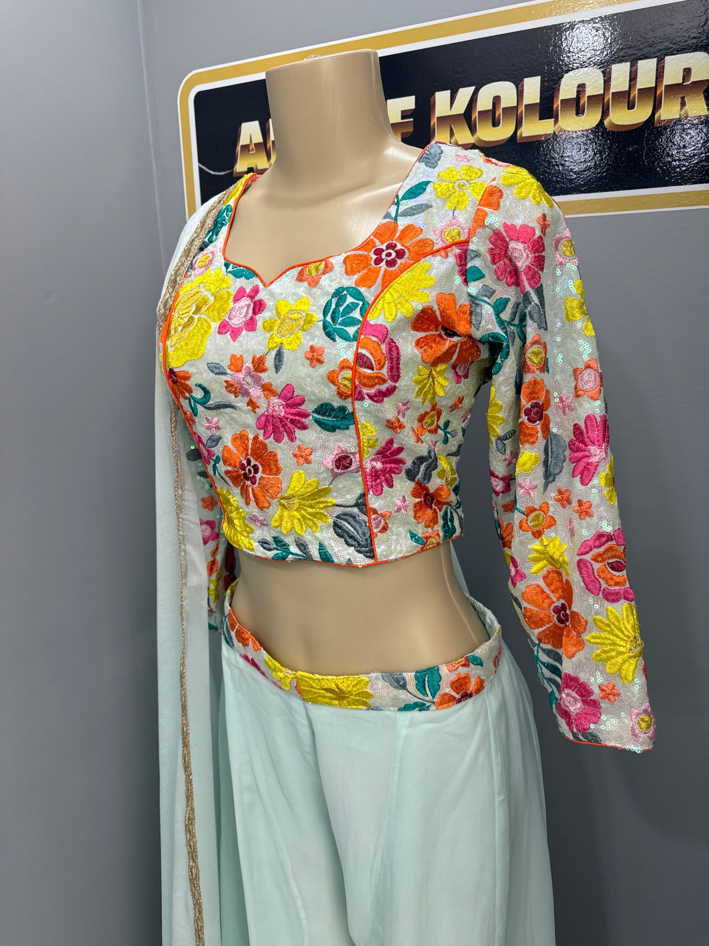 Taga Sequence Sharara Suit 4 Piece