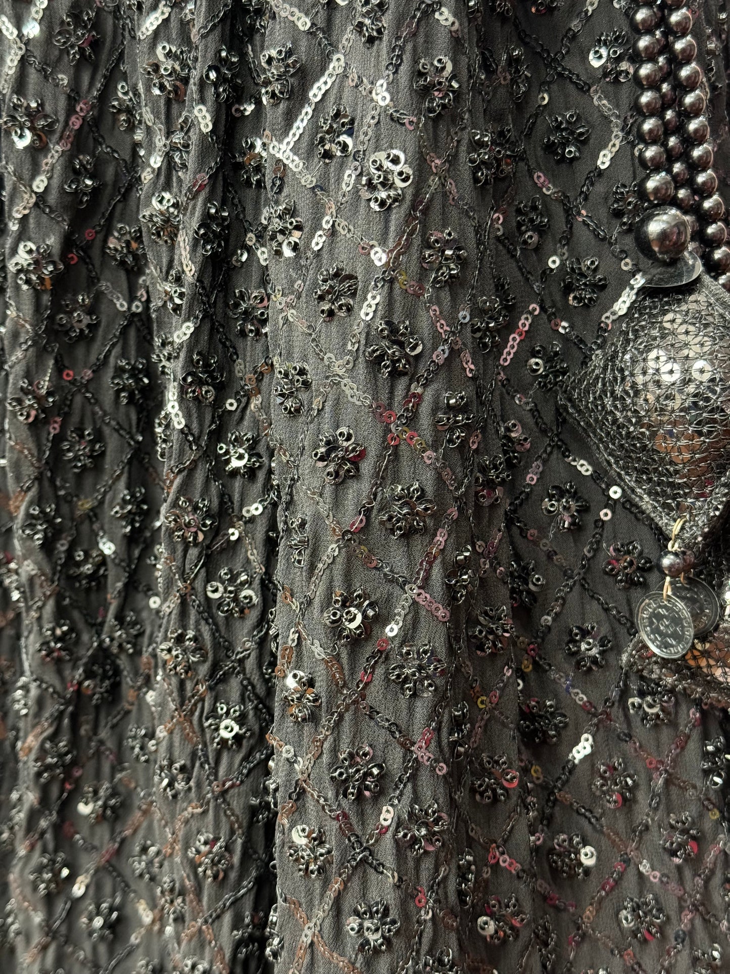 Sequence Work All Black Lehenga