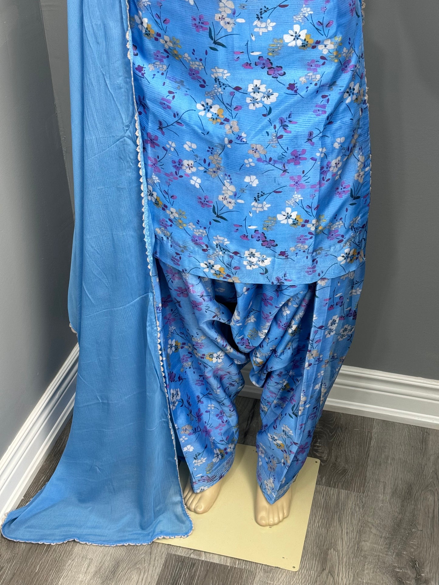 Upada Silk Printed Salwar Suit- AK29-1526