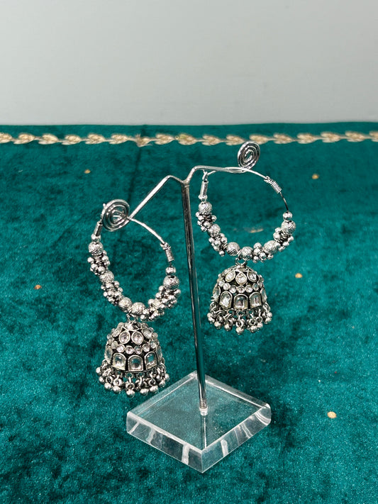 Saara Oxidized Earrings