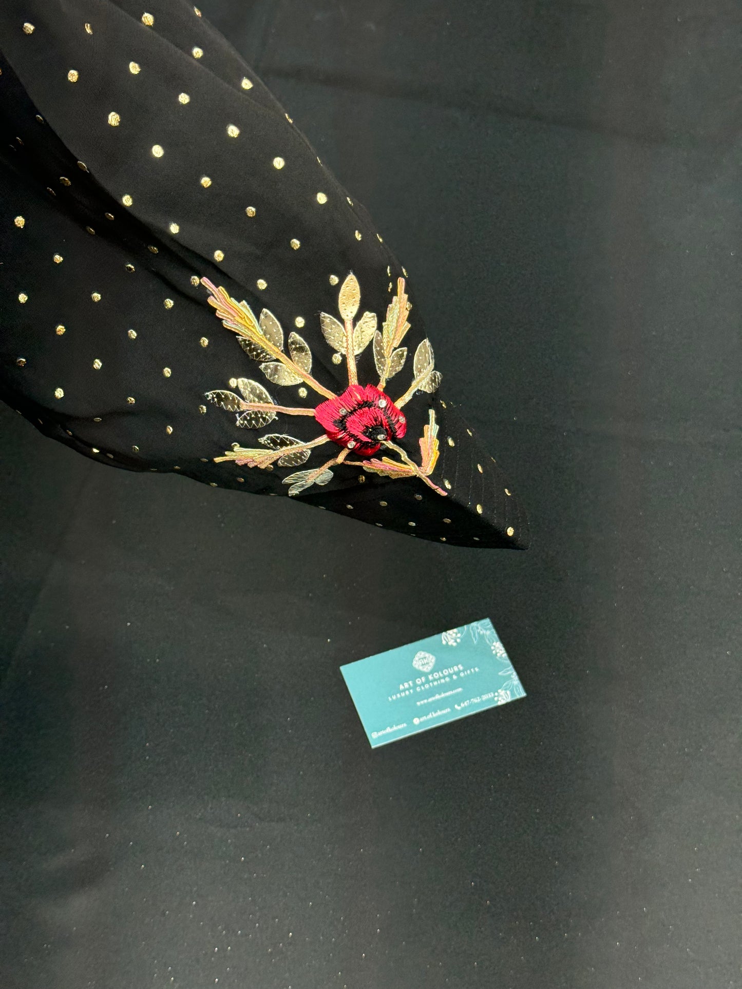 Pavi Kids Frock Salwar Suit- Black