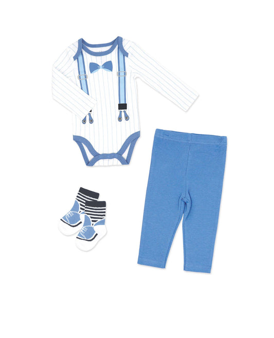 Infant Boys Dress Onesie Set