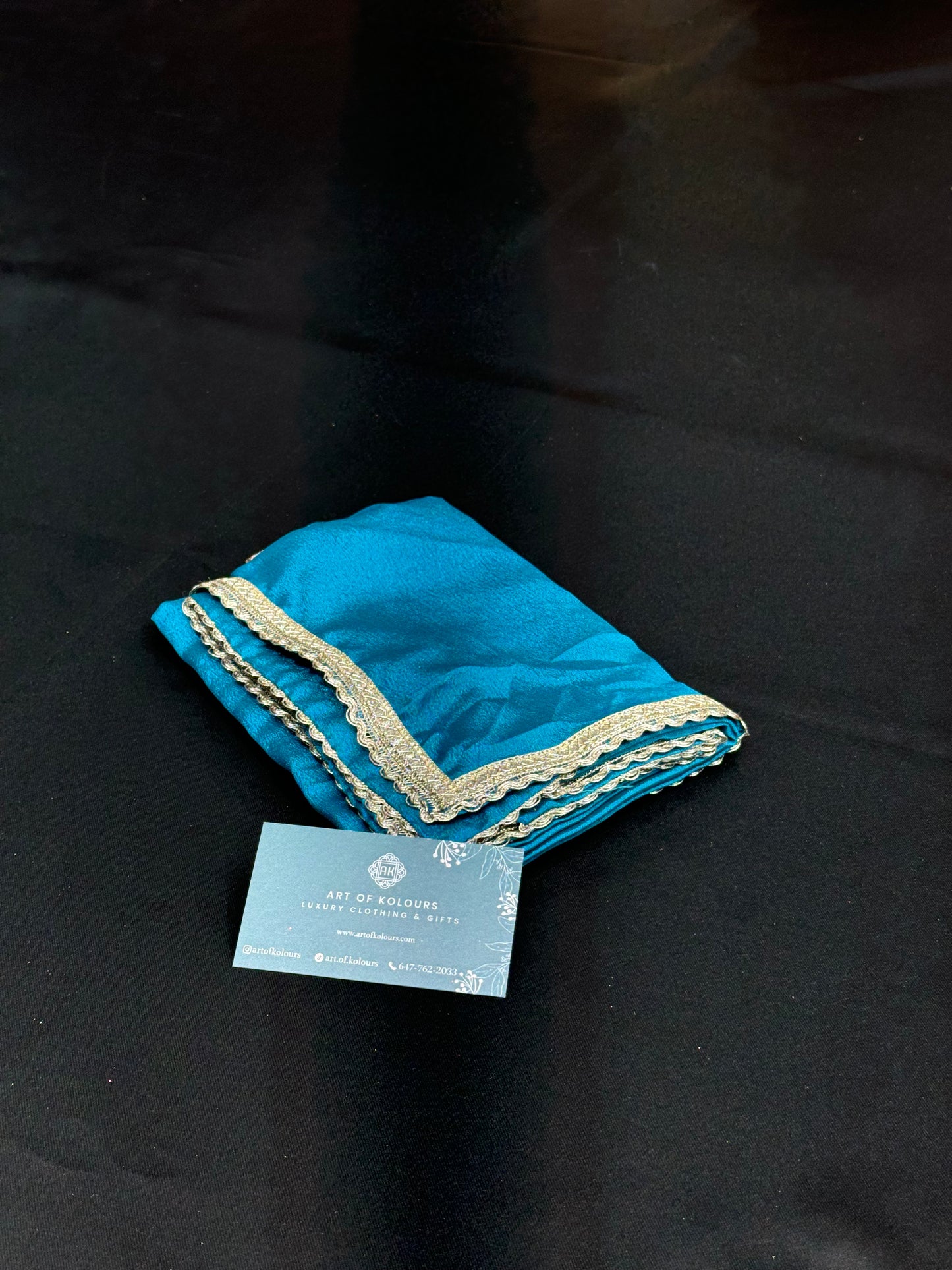 Anaya Kids Gharara Suit- Blue