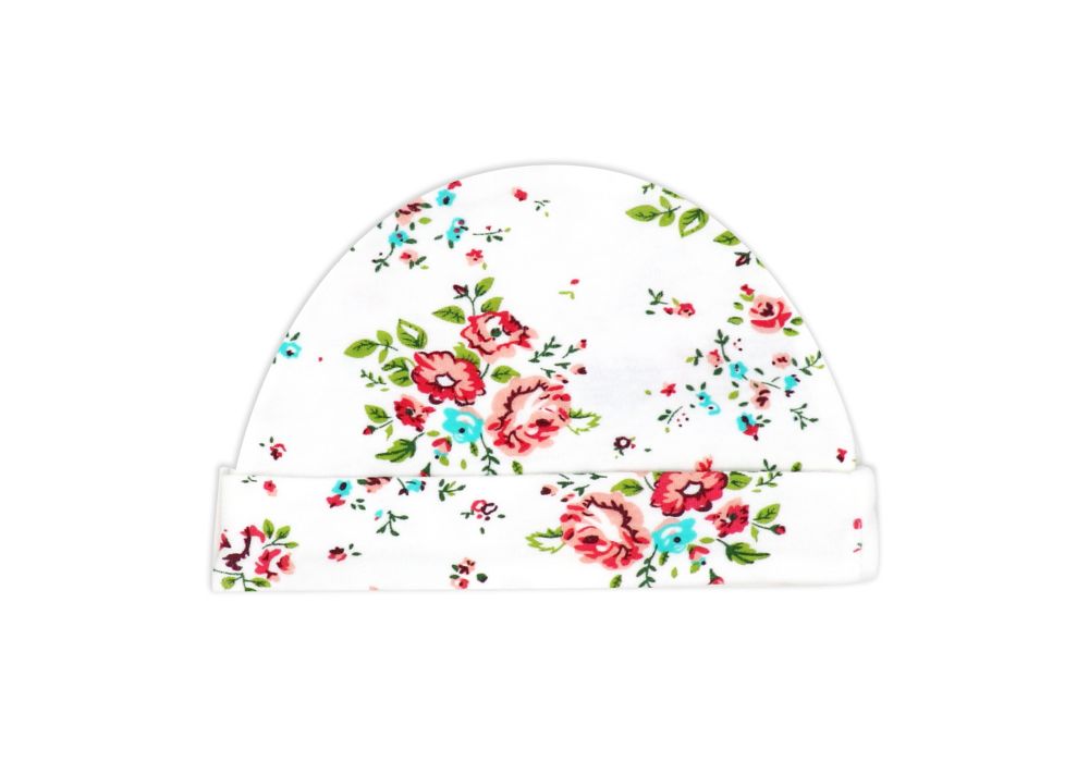 Girls 5 Piece Mesh Bag Set: Cream Floral