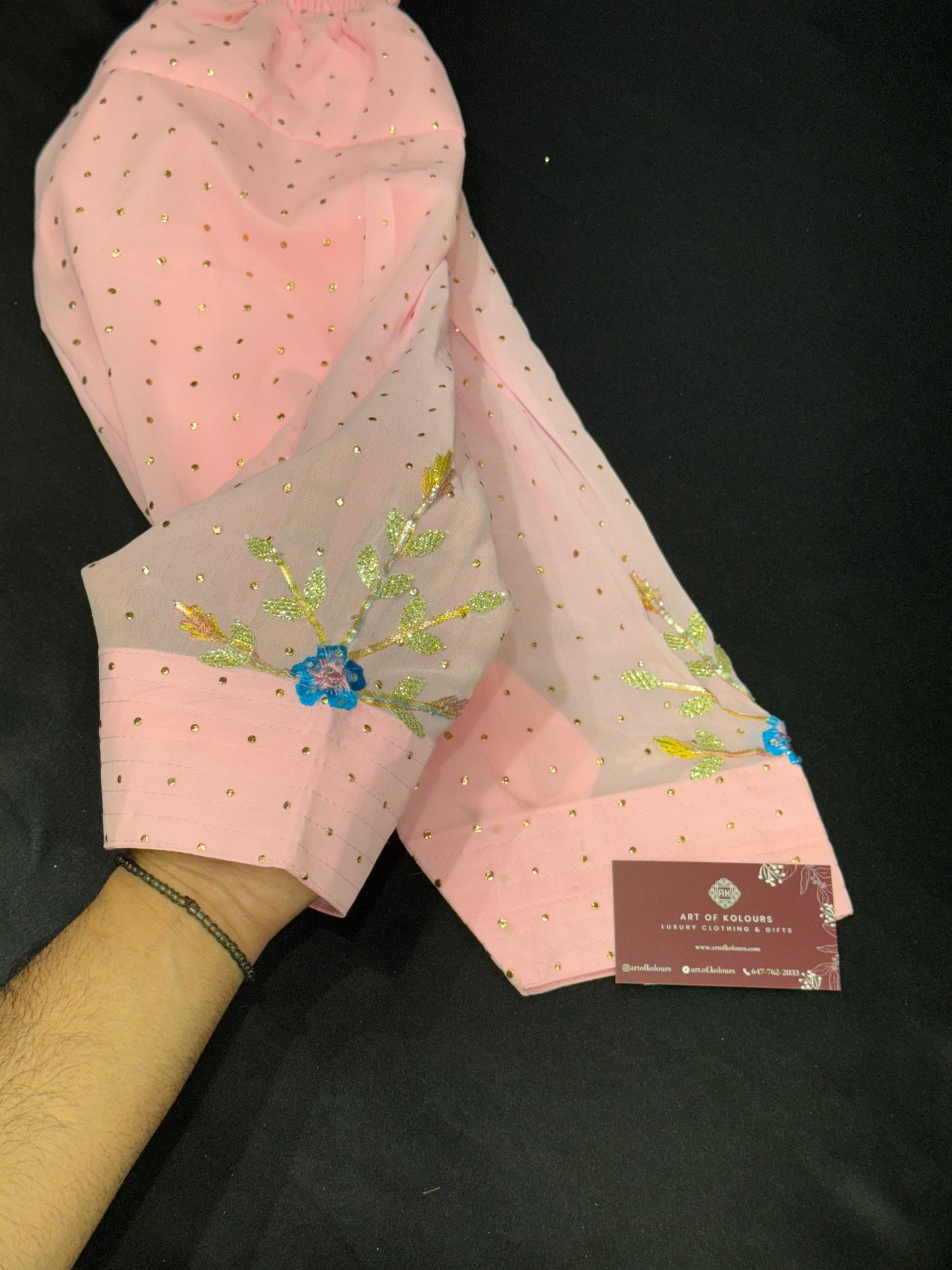 Kids Pink Frock Salwar Suit