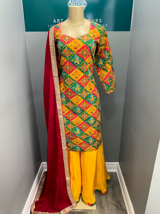 Position Work Sharara Suit