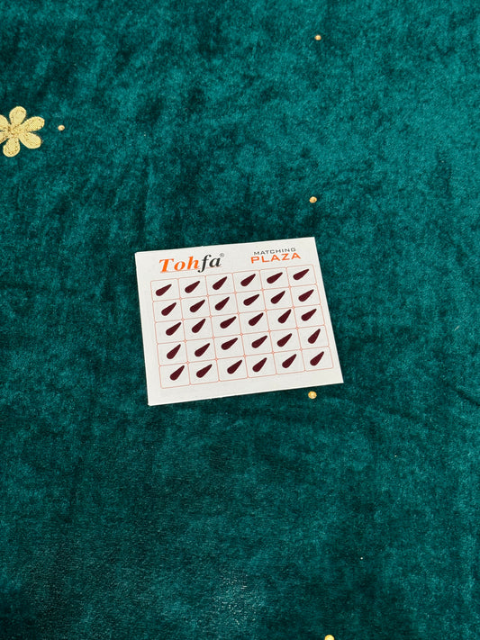 Tohfa Straight Brown Bindis