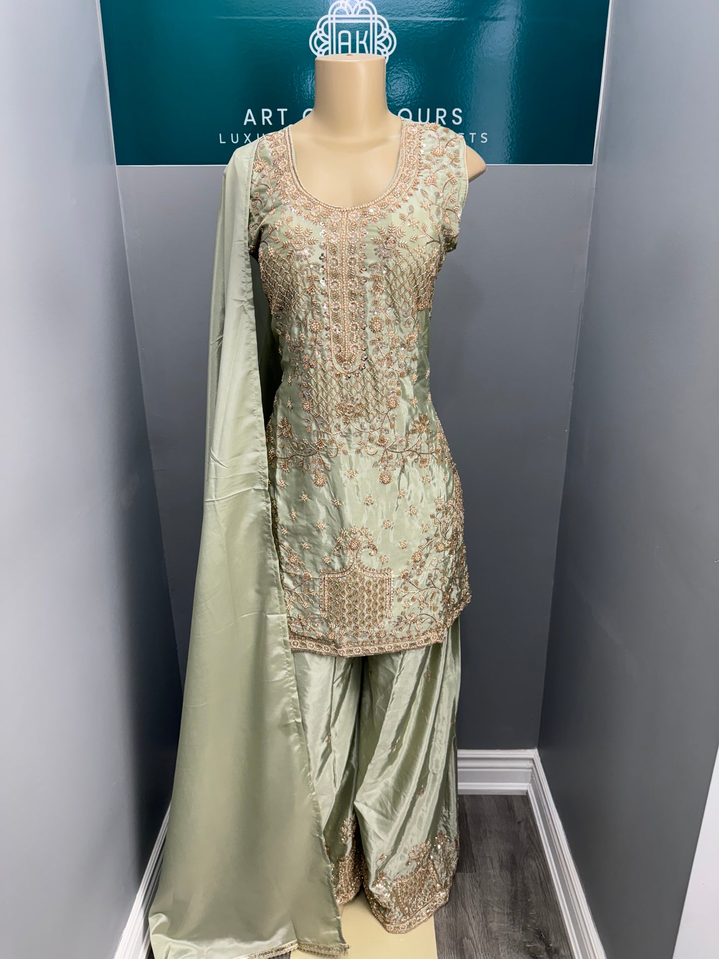 Readymade Sharara Suit- AK5758-0926