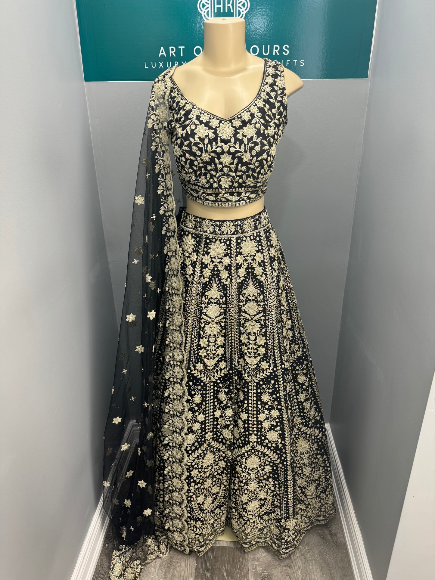 Beautiful Embroidered & Bead Work Lehenga
