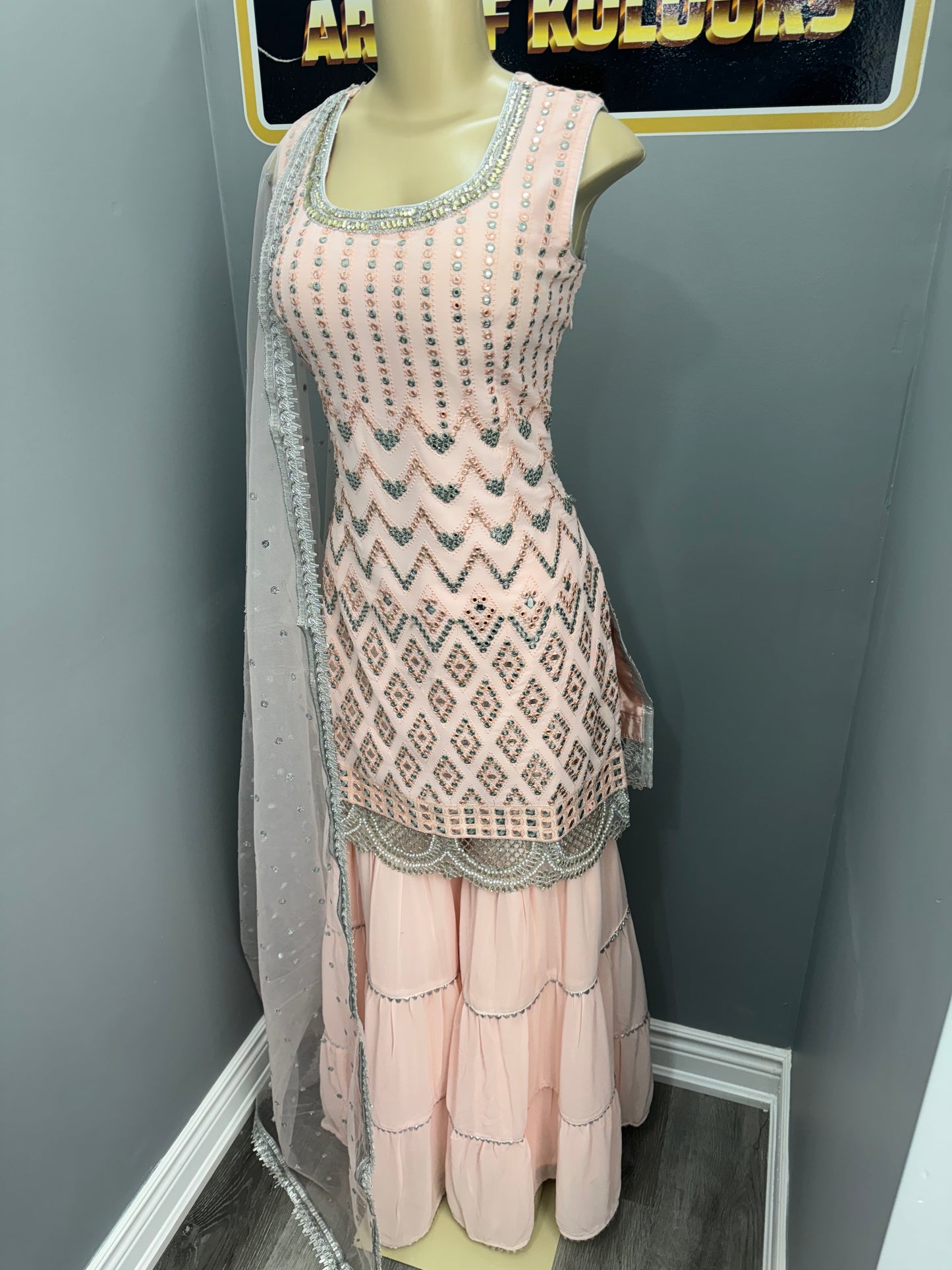 Nazakat Readymade Gharara Suit