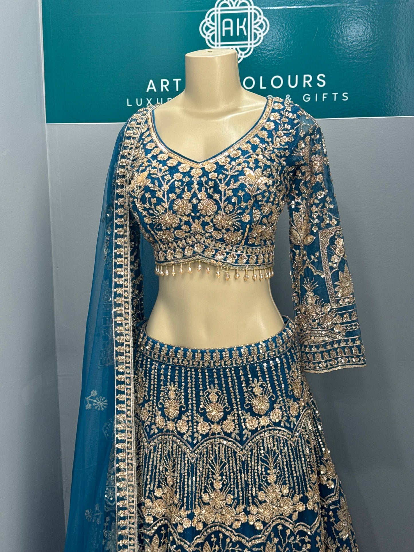 Beautiful Embroidered & Beaded Lehenga
