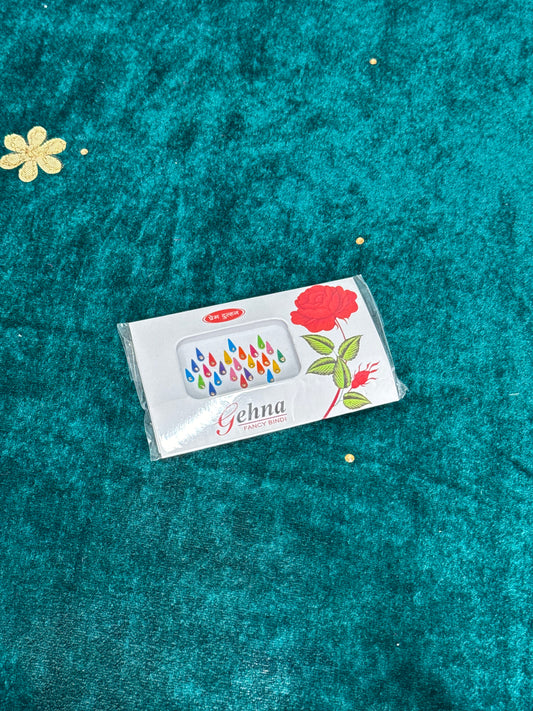 Ghena Multicolour Straight Bindis