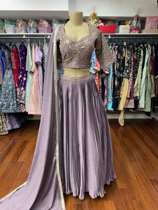 Thread and Sequence Work Lehenga