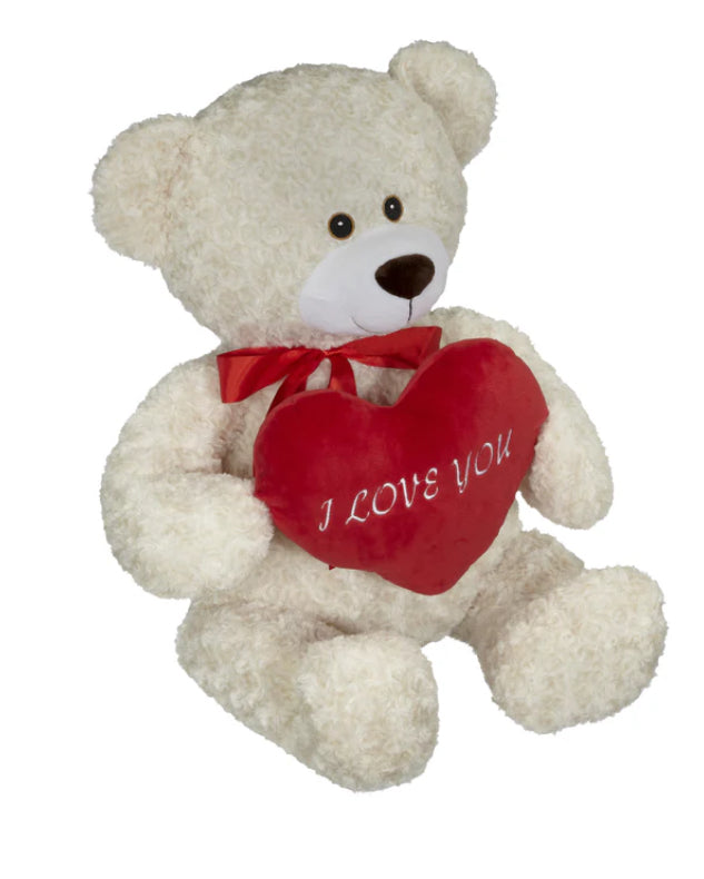Burly I Love You Heart Teddy