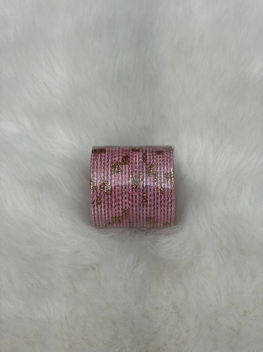 Kids Plain Bangles- Pink