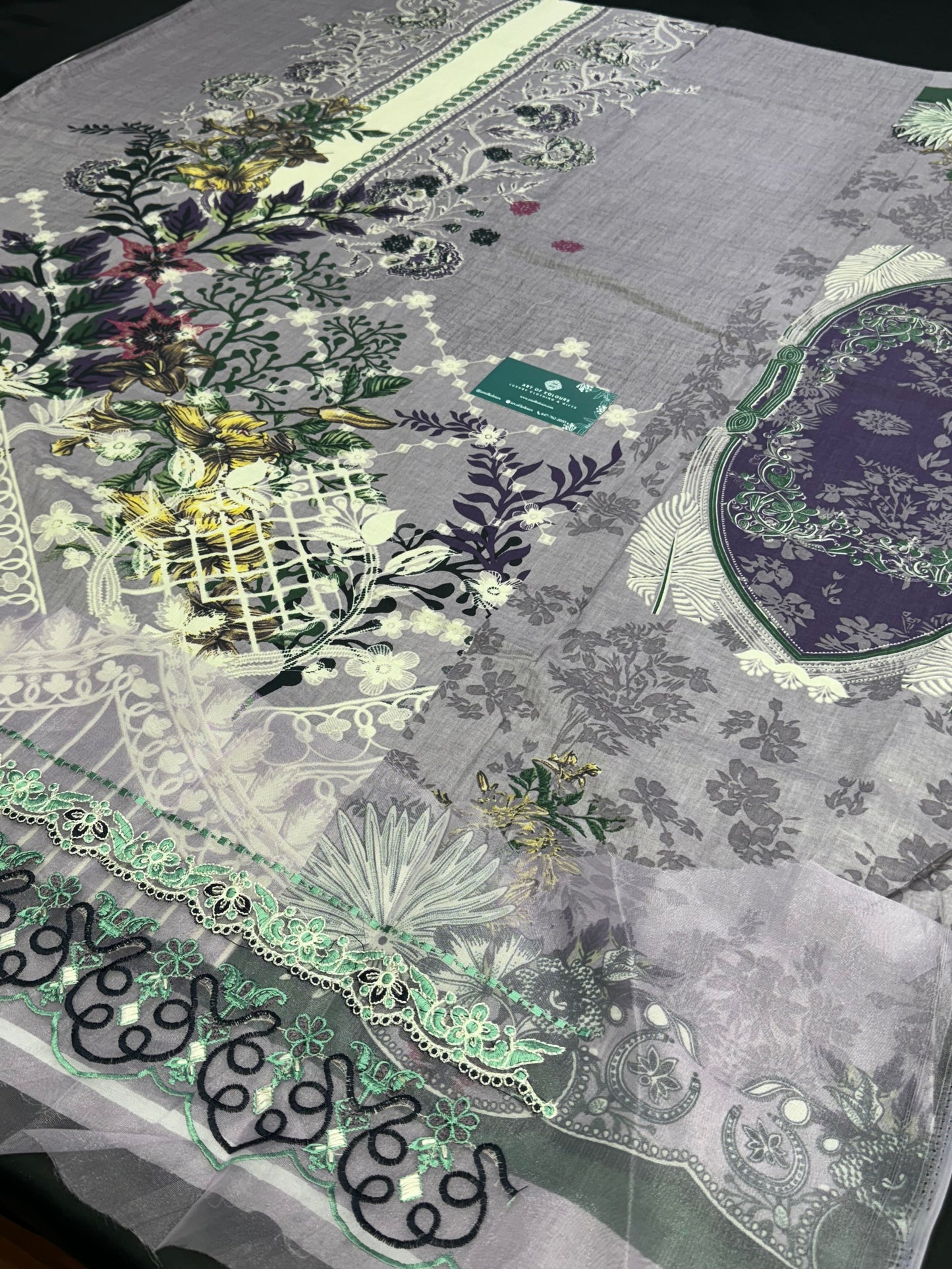 Rangeen Alfaz Unstitched Suit