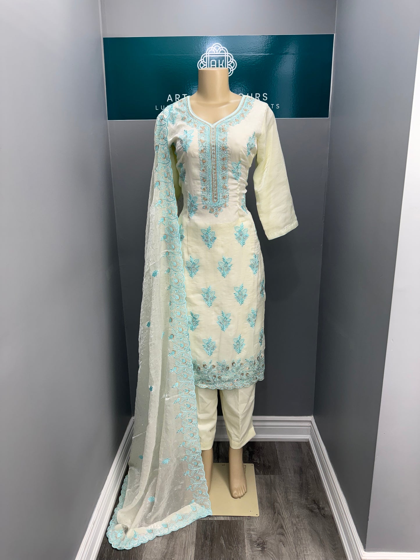 Elsa Blue Plazo Suit