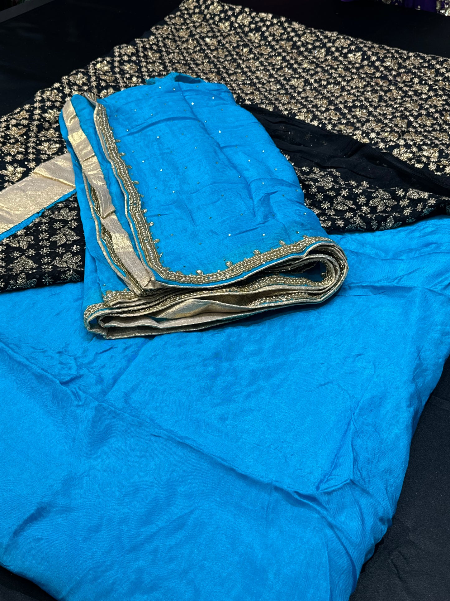 Dark Asmani Heritage Unstitched Suit