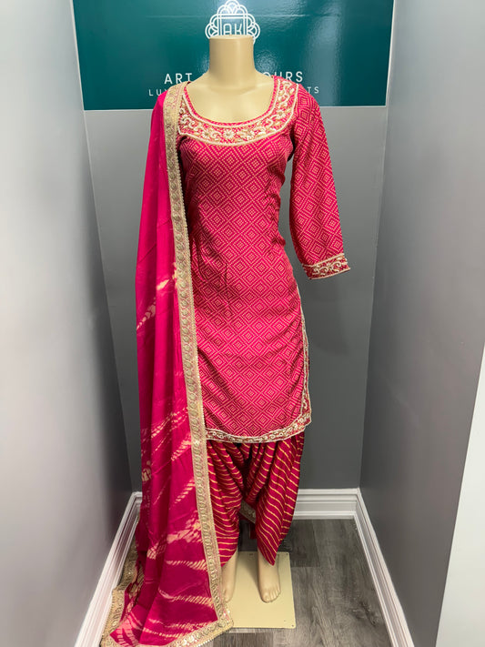 Bandhani Handwork Salwar Suit