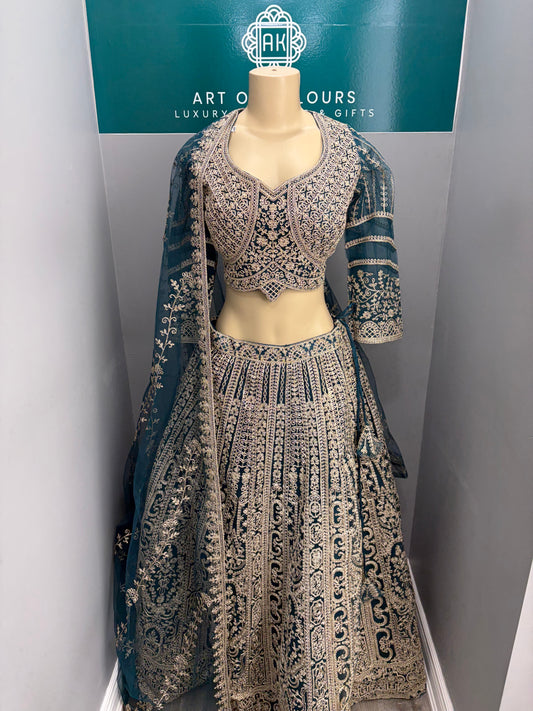 Embroidered Lehenga- AK5053-1326
