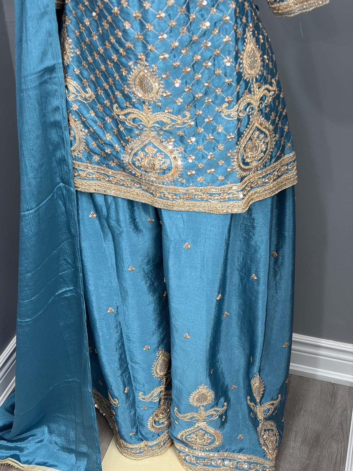 Readymade Sharara Suit- AK5758-0826