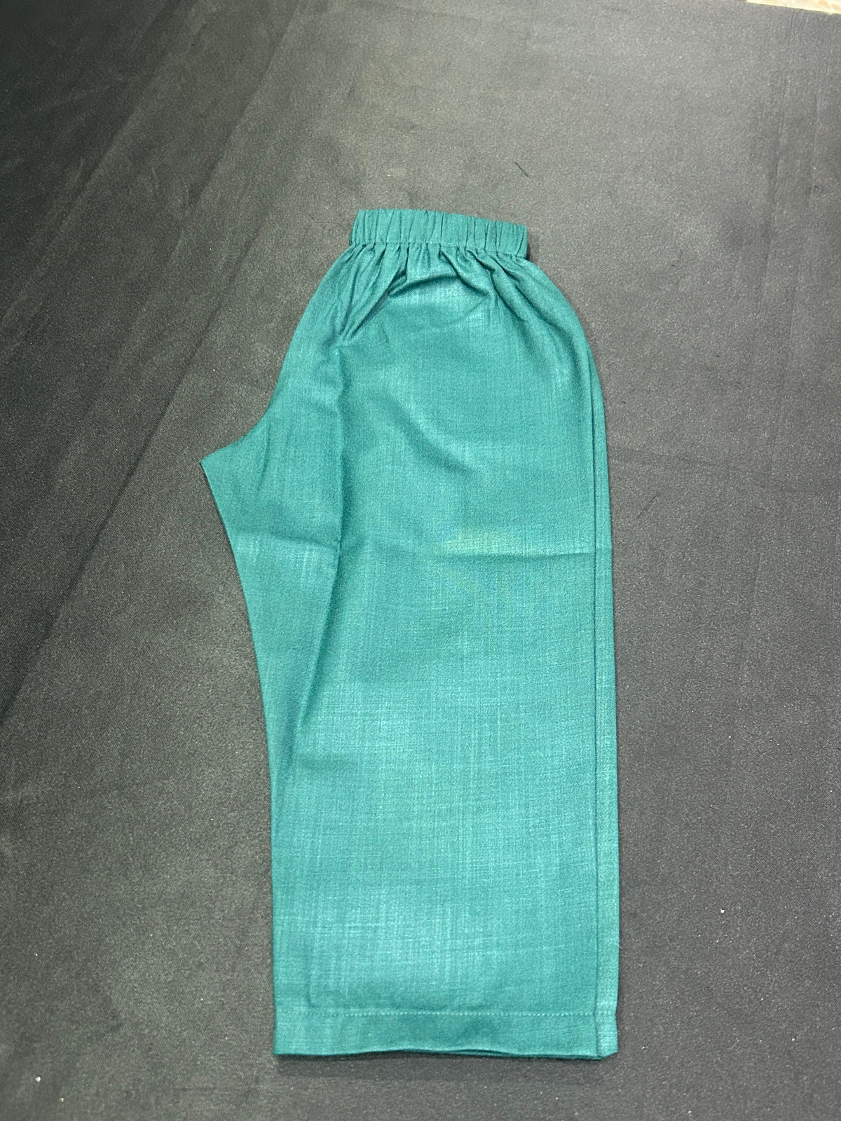 Karan Boys Kurta Pajama- Dark Green (Size 24~30)