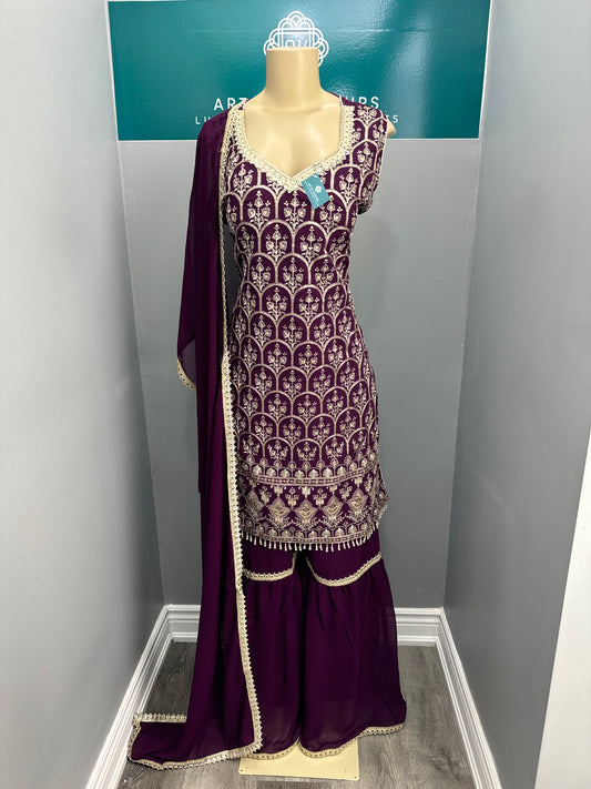 Readymade Gharara Suit- AK4649-43