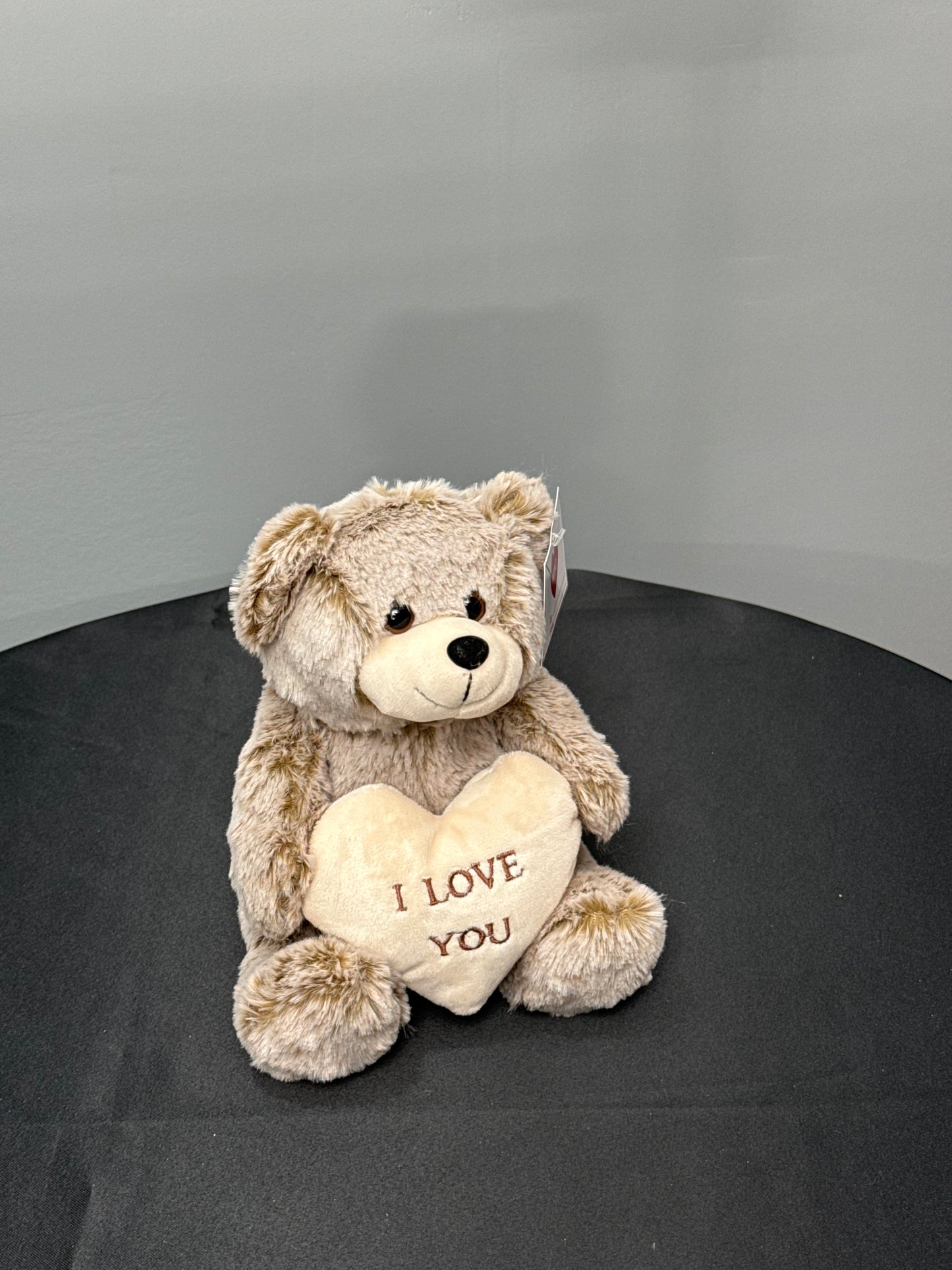 Silver I Love You Heart Teddy