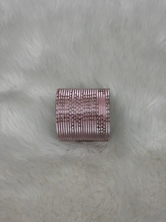 Kids Plain Bangles- Peach