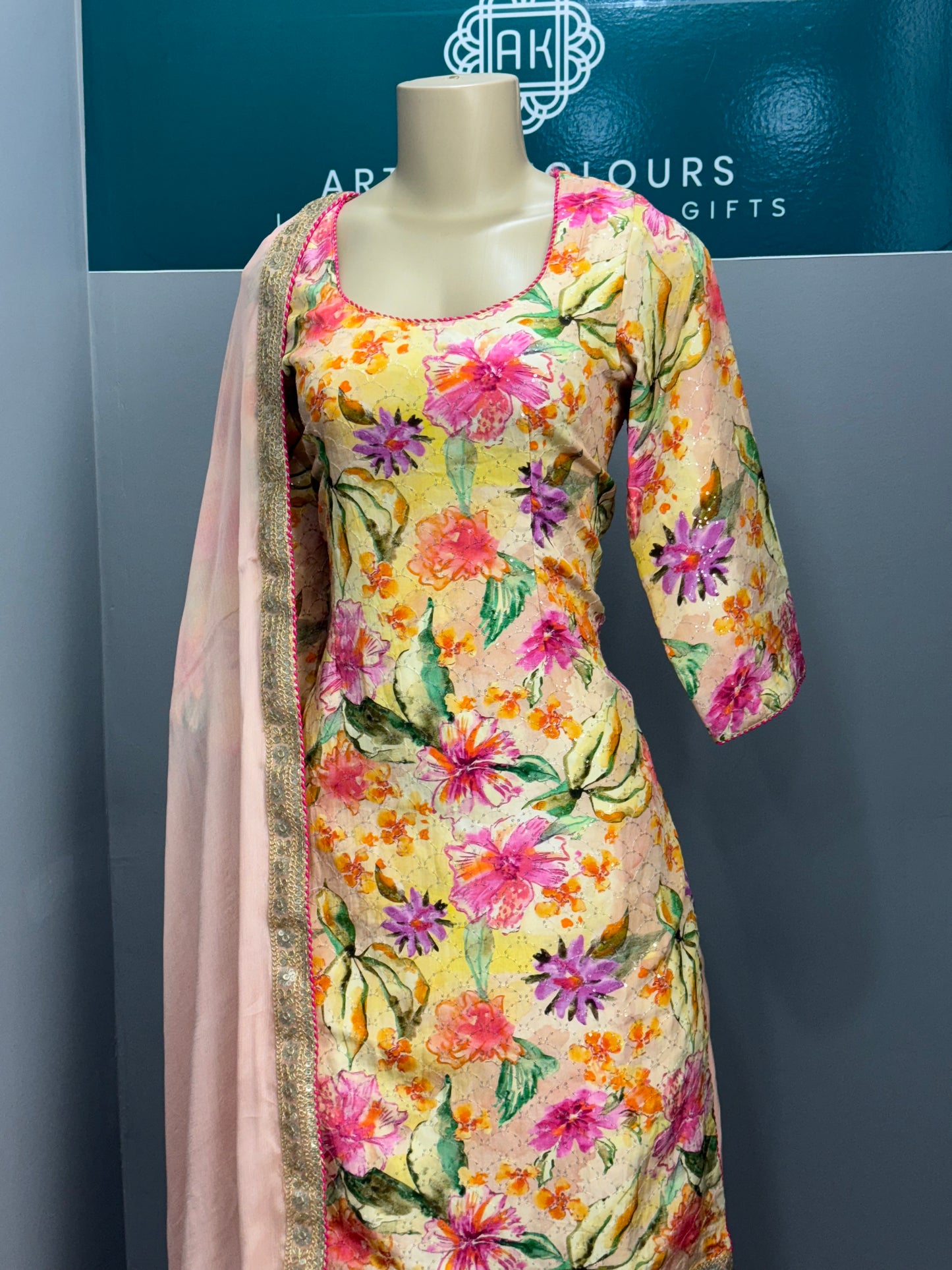 Peach Jasmine Gulzar Salwar Suit