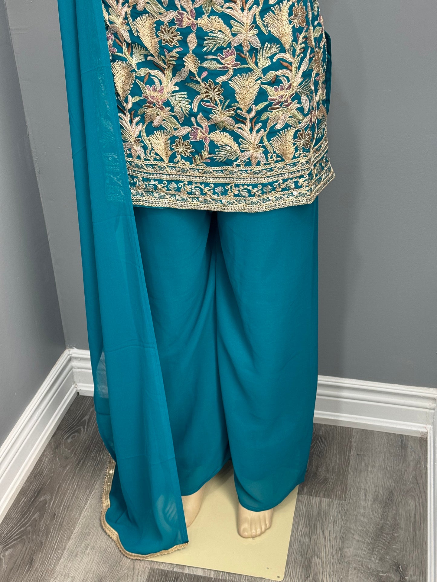 Readymade Sharara Suit- AK7073-14